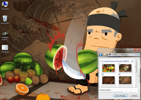 Fruit Ninja Theme