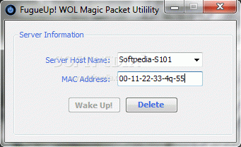 FugueUp! WOL Magic Packet Utility