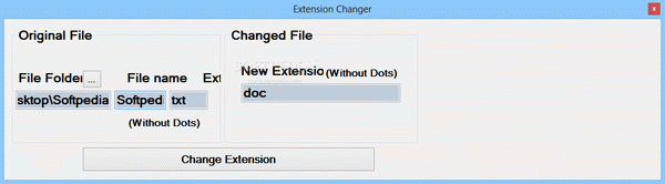 Extension Changer