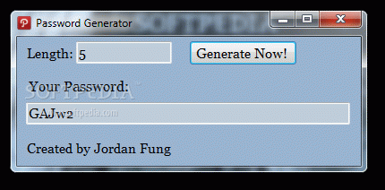 Password Generator