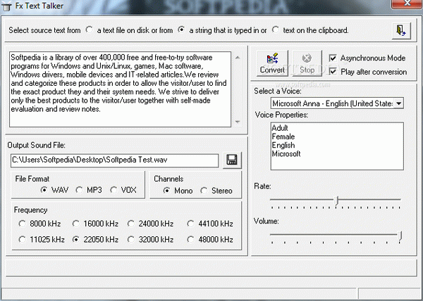 Fx Text Talker