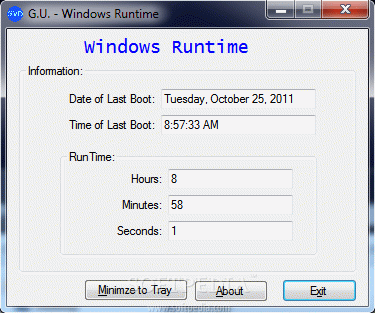 G.U. - Windows Run Time