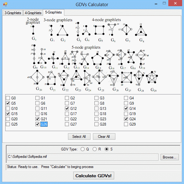 GDVs Calculator