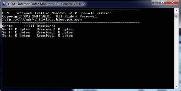 GPM - Internet Traffic Monitor