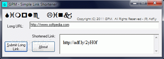 GPM - Simple Link Shortener