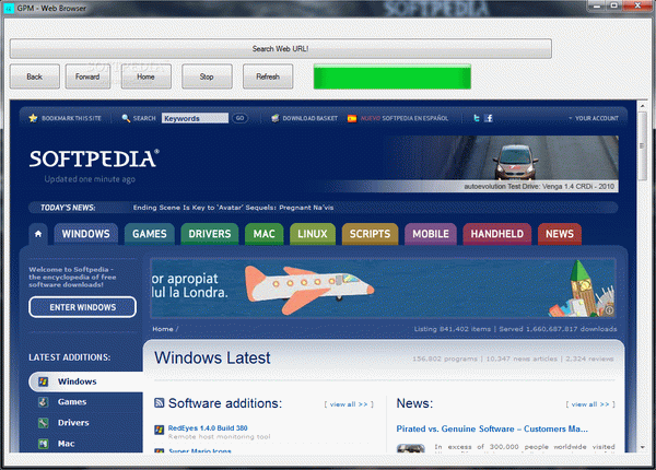 GPM - Web Browser