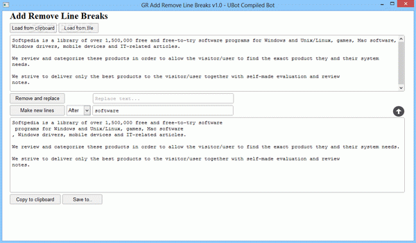 GR Add Remove Line Breaks