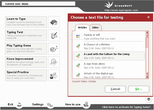 GS Typing Test