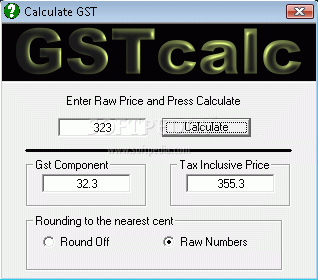 GSTcalc