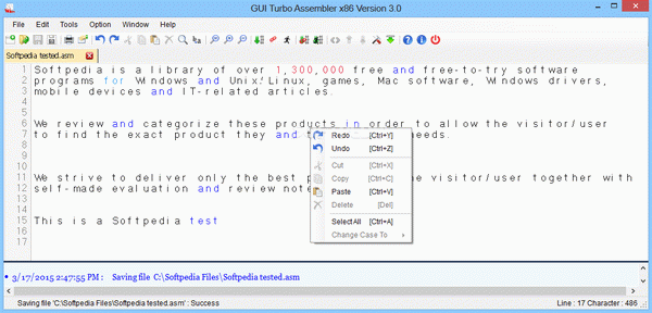 GUI Turbo Assembler