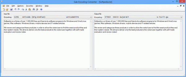 Gab Encoding Converter