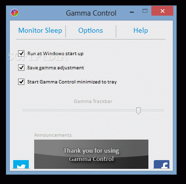 Gamma Control