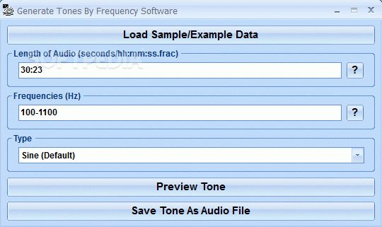 Generate Tones By Frequency Software