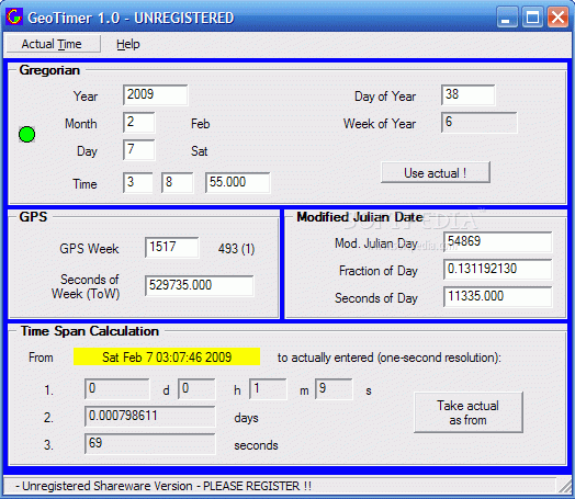 GeoTimer