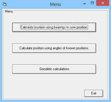 Geodetic Calculations