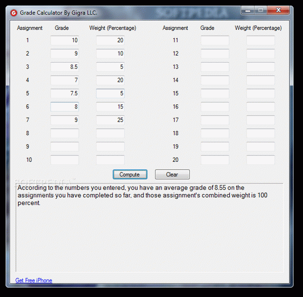 Grade Calculator