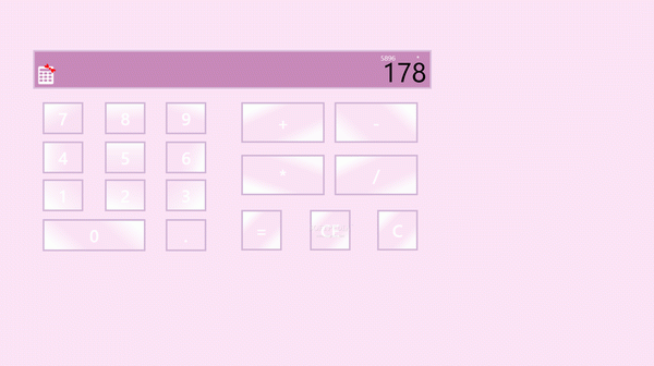 Girly Simple Calculator