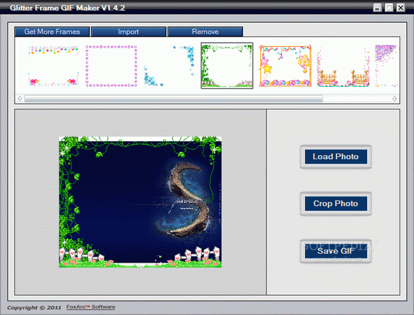 Glitter Frame GIF Maker