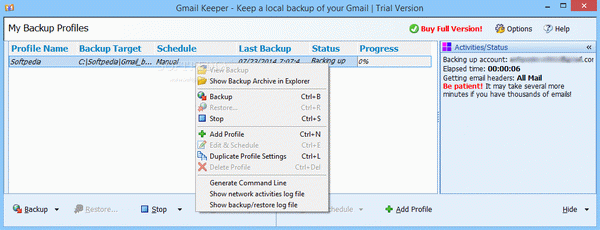 Gmail Keeper