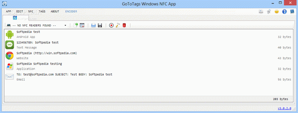 GoToTags Windows NFC App