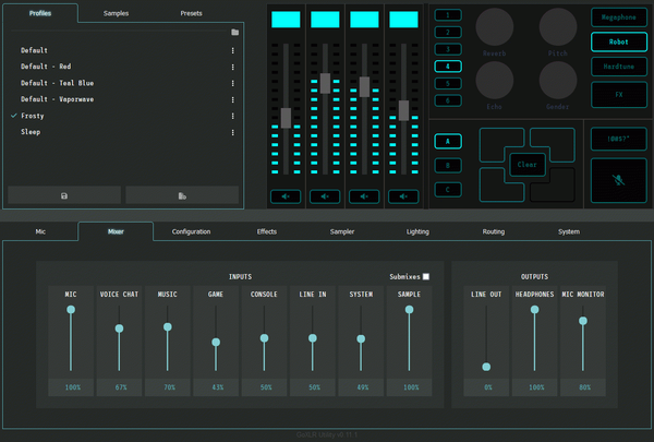 GoXLR Configuration Utility