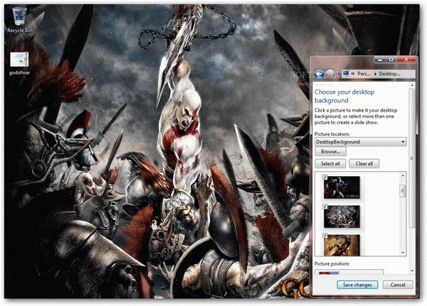 God of War Windows 7 Theme