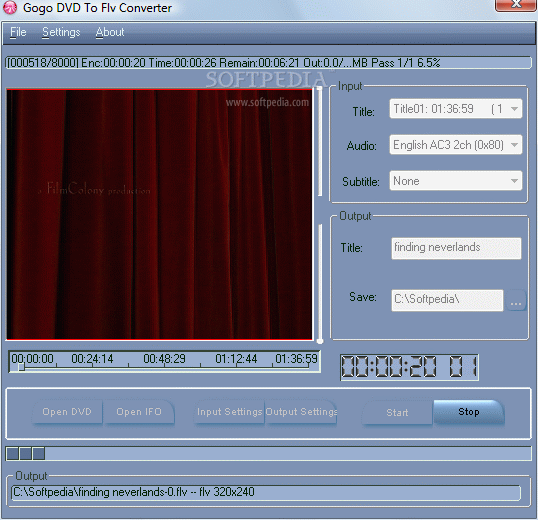 Gogo DVD to Flv Converter