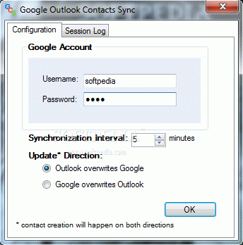 Google Outlook Contacts Sync
