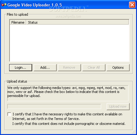 Google Video Uploader