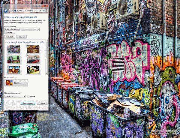 Graffiti Art Windows 7 Theme