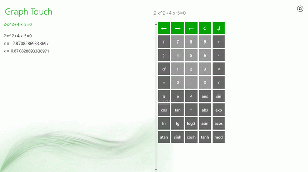 Graph Touch for Windows 8