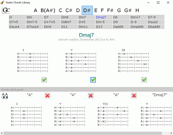 Guitar Chords Library