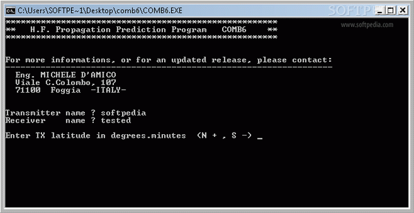 H. F. Propagation Prediction Program