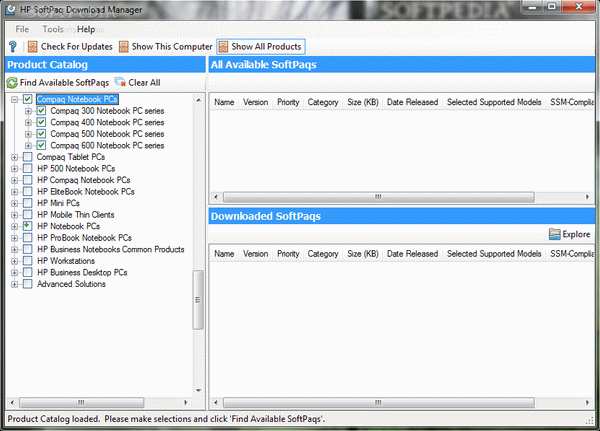 HP SoftPaq Download Manager