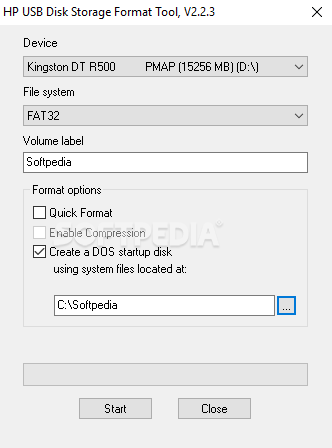 HP USB Disk Storage Format Tool