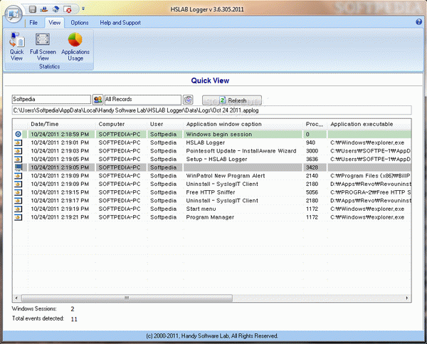 HSLAB Logger