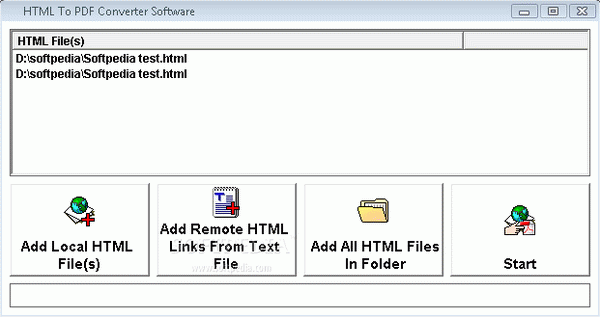 HTML To PDF Converter Software