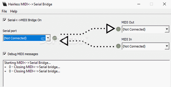 Hairless MIDI to Serial Bridge