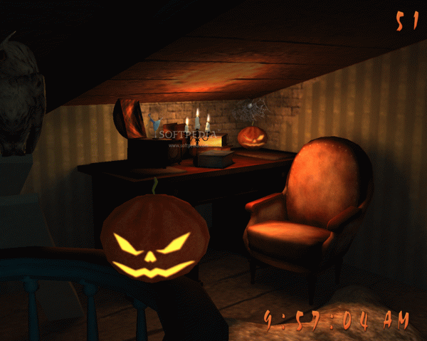 Halloween House 3D Screensaver