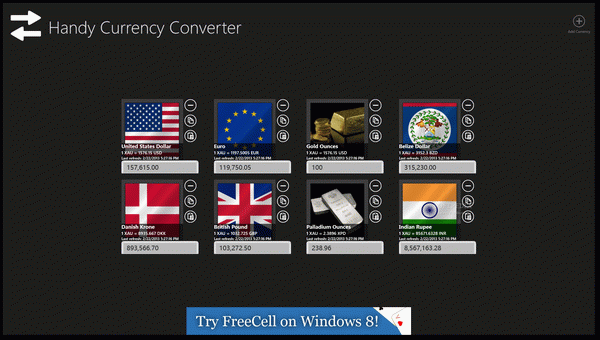 Handy Currency Converter