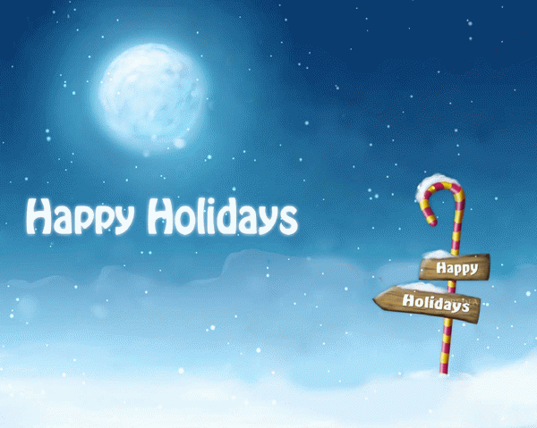 Happy Holidays Screensaver