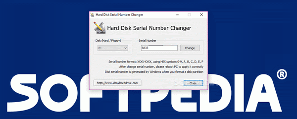 Hard Disk Serial Number Changer