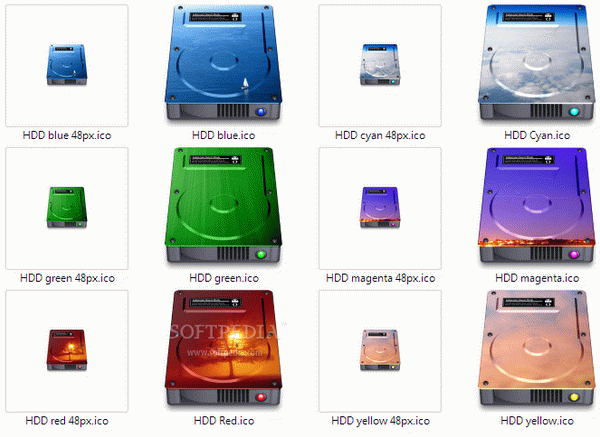 Hard Drive Icons