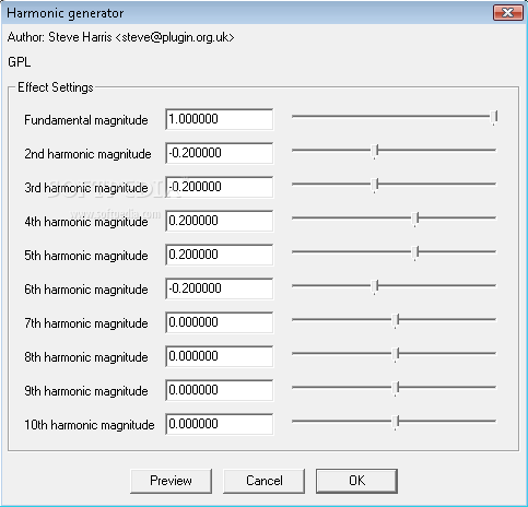 Harmonic Generator