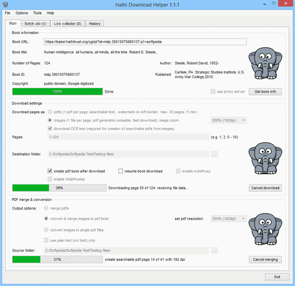 Hathi Download Helper