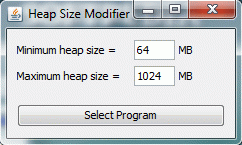 Heap Size Modifier