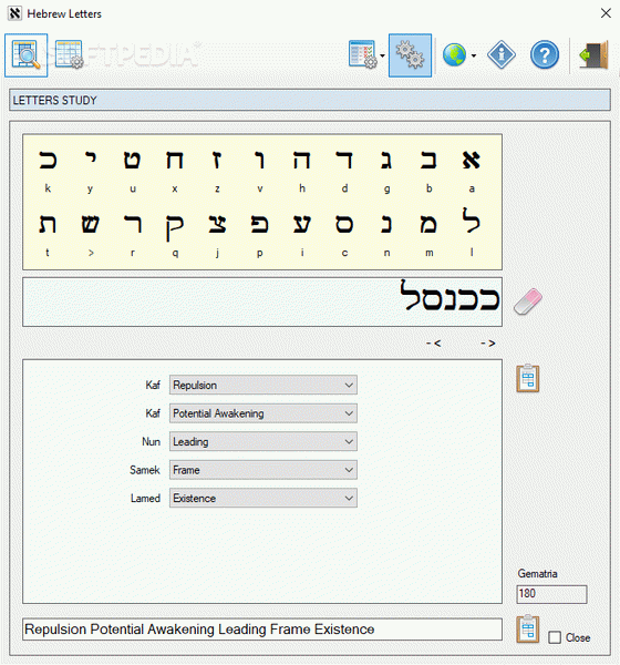 Hebrew Letters