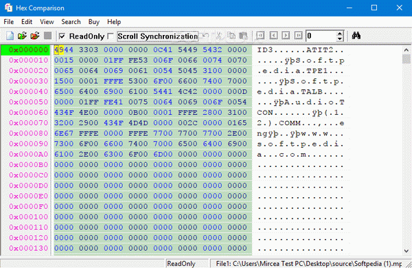 Hex Comparison