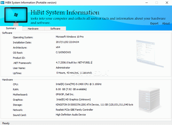 HiBit System Information Portable