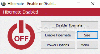 Hibernate - Enable or Disable